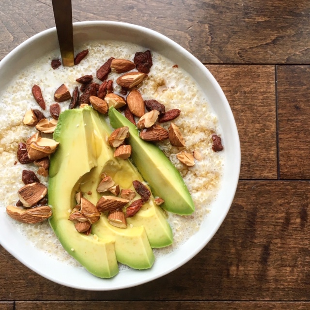 Fiber rich Sweet Quinoa Breakfast Bowl