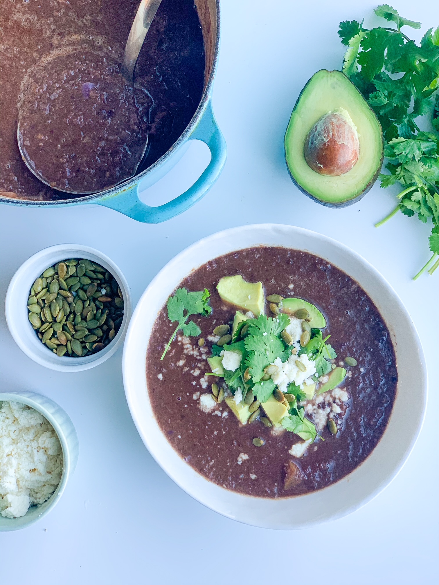 Gut Soothing Black Bean and Squash Soup